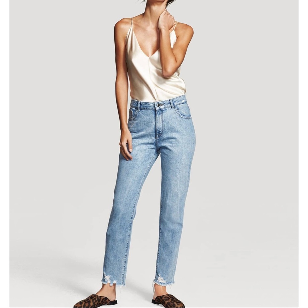 DL1961 Women's High Rise Light Blue Jeans
